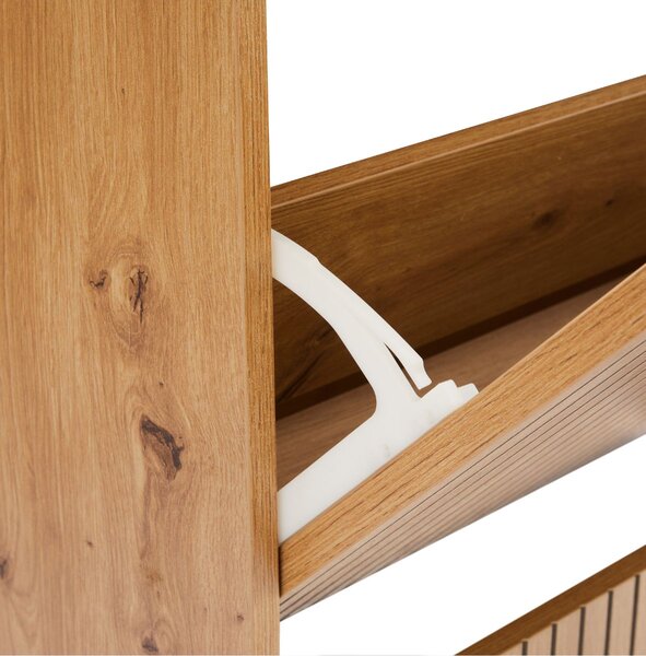 Dulap de pantofi Claro, stejar artizanal (72 cm)