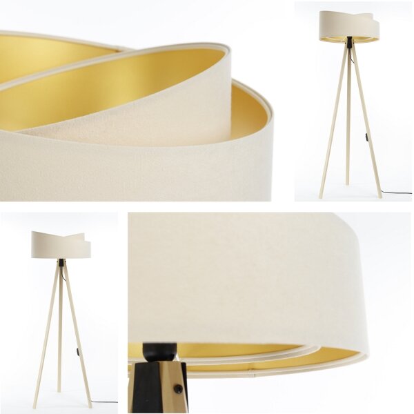 Lampadar GALAXY 1xE27/60W/230V crem/bej