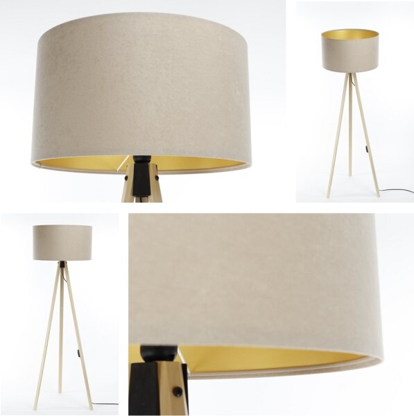 Lampadar STANDART 1xE27/60W/230V bej