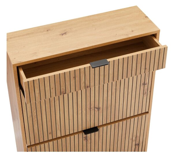 Dulap de pantofi Claro, stejar artizanal (72 cm)