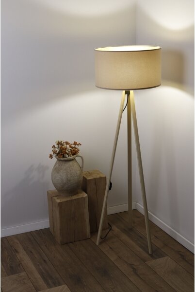 Lampadar STANDART 1xE27/60W/230V bej