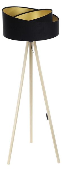 Lampadar GALAXY 1xE27/60W/230V negru/bej