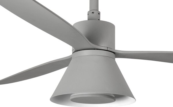 FARO 33762WT-24-LED Ventilator reglabil AMELIA L CONE LED/20W/230V gri diam. 132 cm WT + telecomandă