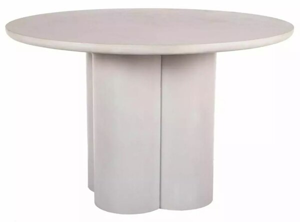 Masă de dining rotundă Rosalia, gri (120 cm)