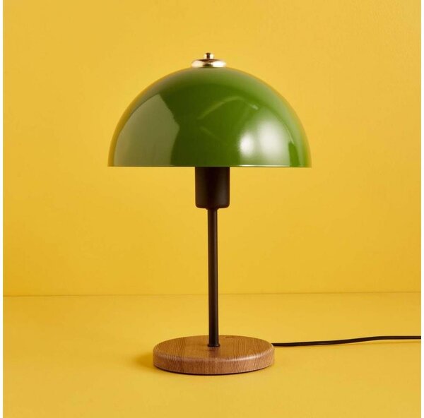 Lampă de masă AYD, 1xE27/40W/230V, verde/maro