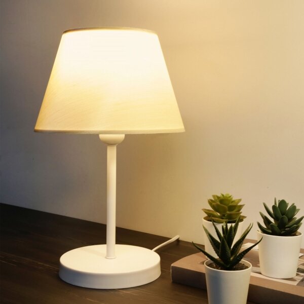 Lampă de masă AYD 1xE27/40W/230V albă