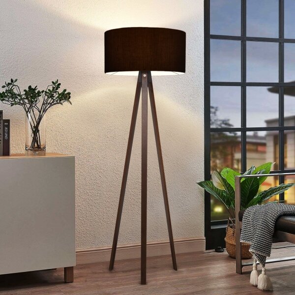 Lampadar AYD 1xE27/40W/230V negru/maro