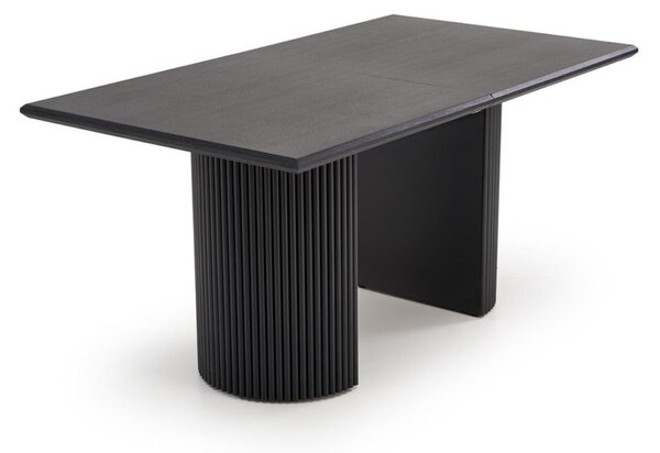 Masă de dining extensibilă Bolero, negru (160–250x90 cm)