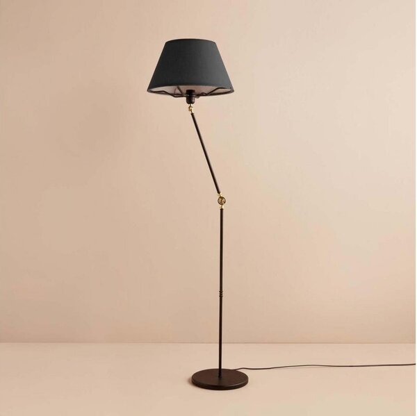 Lampă de podea flexibilă AYD 1xE27/40W/230V, neagră