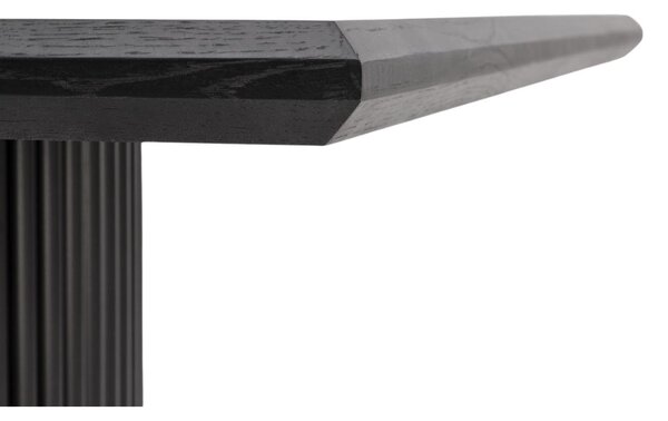 Masă de dining extensibilă Bolero, negru (160–250x90 cm)