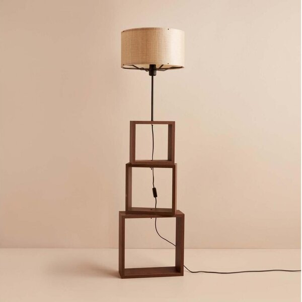 Lampă de podea AYD 1xE27/40W/230V maro