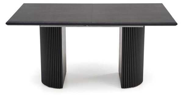 Masă de dining extensibilă Bolero, negru (160–250x90 cm)