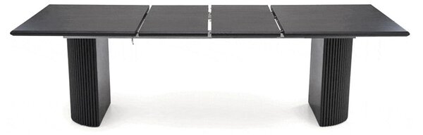 Masă de dining extensibilă Bolero, negru (160–250x90 cm)