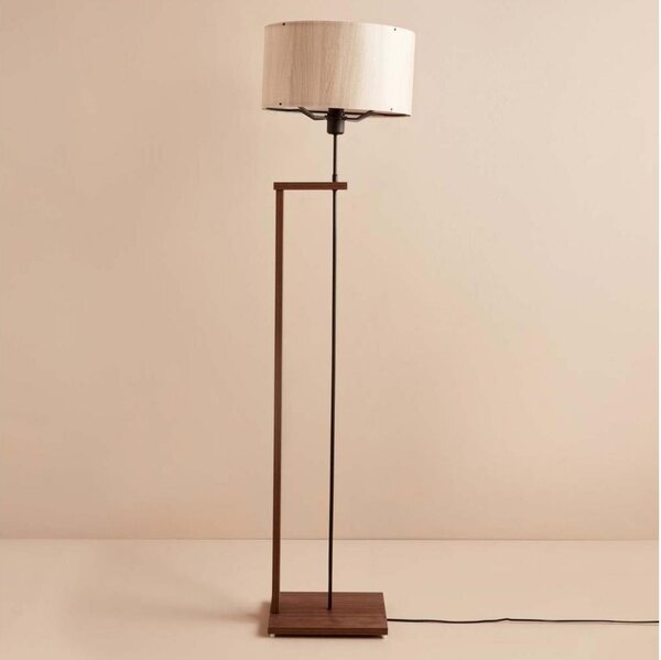 Lampă de podea AYD 1xE27/40W/230V maro/bej