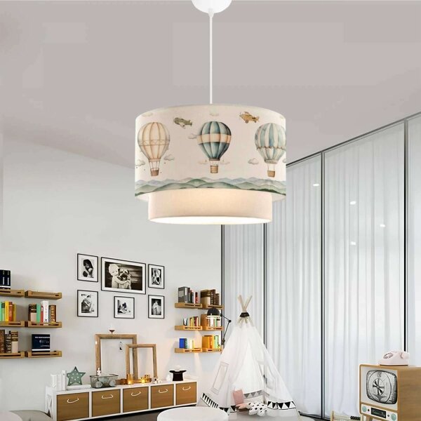 Lustră pentru copii CANDY 1xE27/40W/230V alb/multicolor