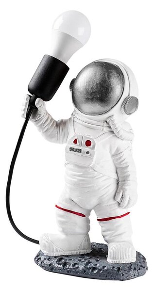 Lampă de noptieră pentru copii ASTRONAUT 1xE27/40W/230V argintie/albă