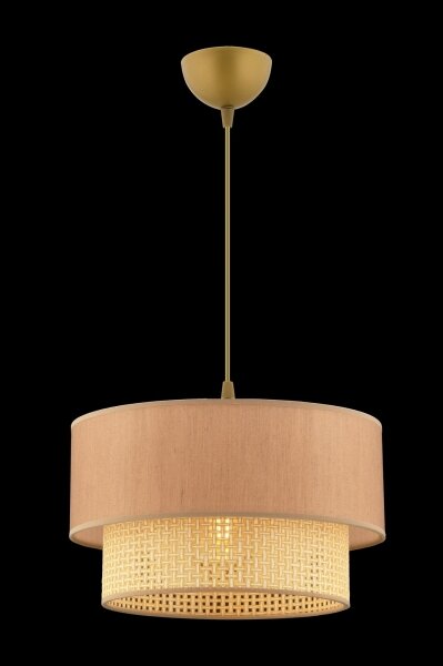Lustră suspendată cu cablu ECHO 1xE27/60W/230V bej