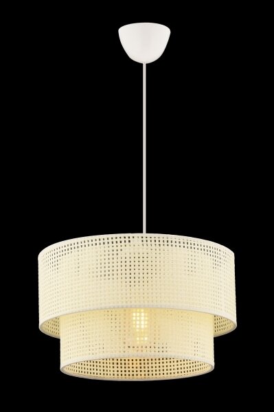 Pendul pe cablu ECHO 1xE27/60W/230V crem