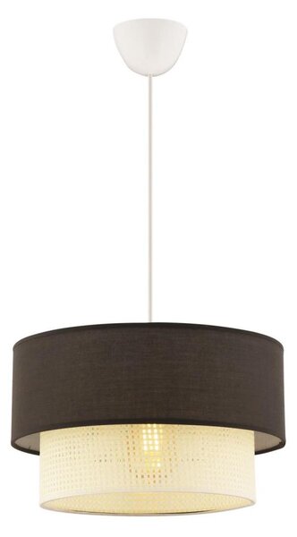 Pendul ECHO pe cablu 1xE27/60W/230V, maro/crem
