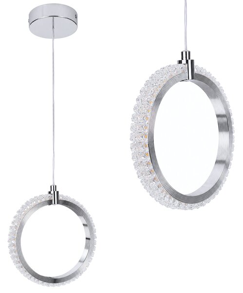 Lampă suspendată LED LHJ126-W Crom