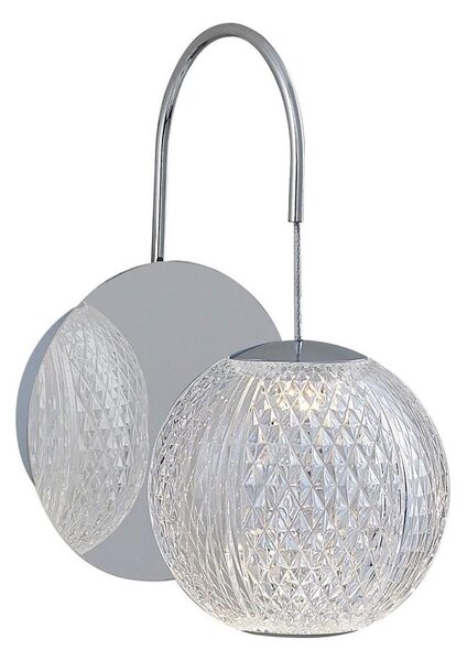 Aplica de perete LED CREMONA, 5 W, 230 V, 3000 K, crom mat