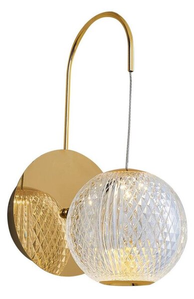 Aplica de perete LED CREMONA, 5W, 230V, 3000K, auriu
