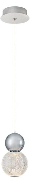 Lustră suspendată pe cablu CREMONA LED/5W/230V 3000K crom mat