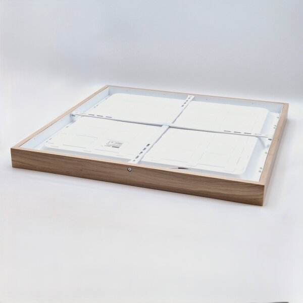 Brilagi - Plafonieră LED pentru baie WOODY FRAME, 40W, 230V, 60x60 cm, IP44, stejar