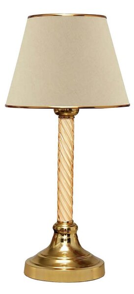 Lampă de masă AYD, 1xE27/40W/230V, bej/auriu