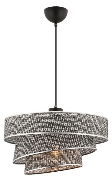 Pendul pe cablu COUPER 1xE27/60W/230V gri/crom lucios