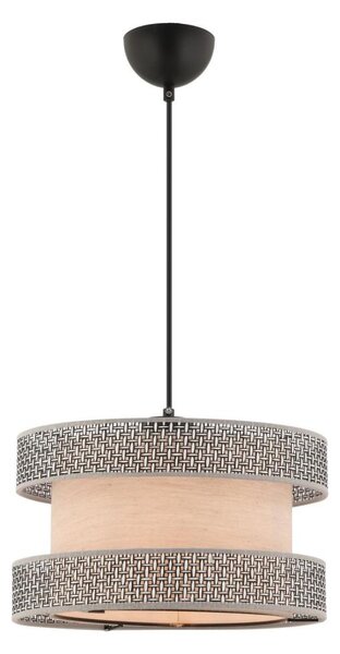 Pendul cu cablu HALO 1xE27/60W/230V bej/gri