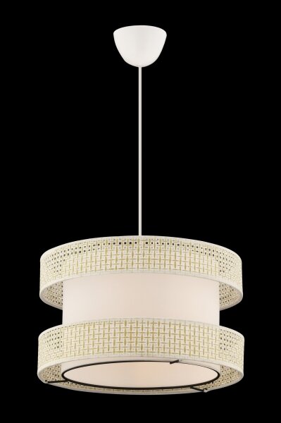 Lustră suspendată pe cablu HALO, 1x E27, 60 W, 230 V, crem