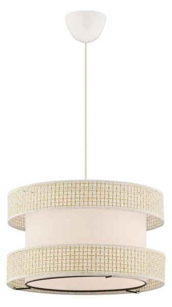 Lustră suspendată pe cablu HALO, 1x E27, 60 W, 230 V, crem