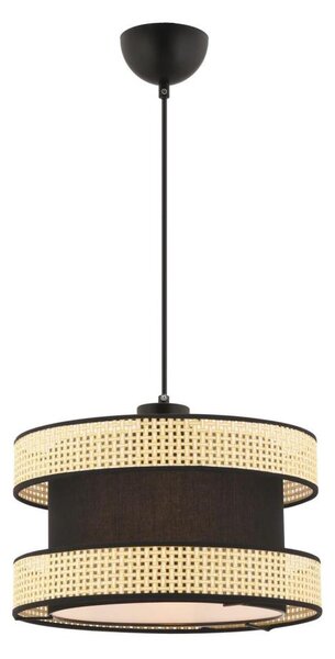 Pendul pe cablu HALO 1xE27/60W/230V negru/bej