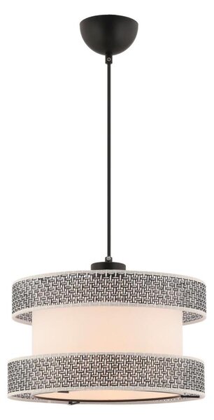 Lustră pe cablu HALO 1xE27/60W/230V crem/gri
