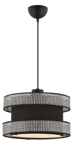 Lustră suspendată pe cablu HALO 1xE27/60W/230V negru/gri
