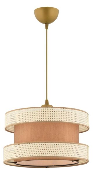 Pendul HALO, 1x E27/60W/230V, maro/crem