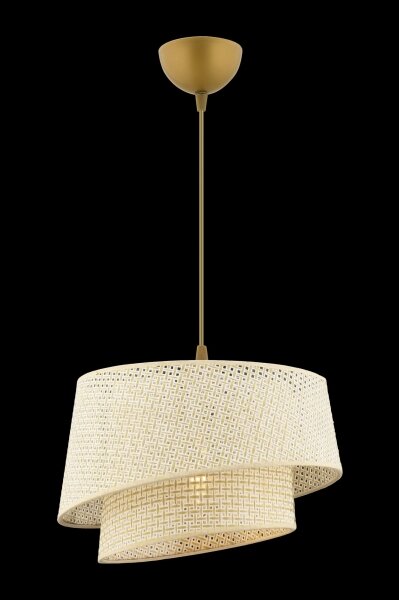 Lampă suspendată pe cablu BARETTE 1xE27/60W/230V, crem