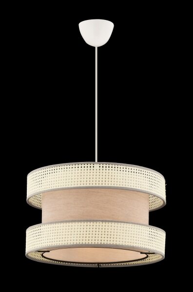 Lampă suspendată pe cablu HALO 1xE27/60W/230V bej/crem