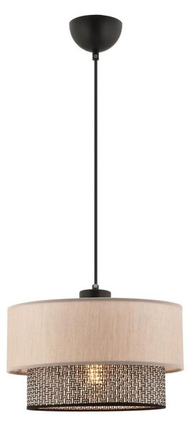 Pendul pe cablu ECHO 1xE27/60W/230V bej/gri