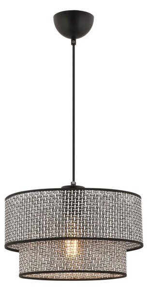 Pendul pe cablu ECHO 1xE27/60W/230V gri/negru