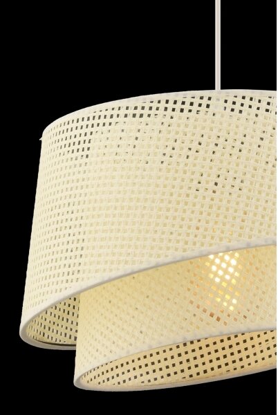 Pendul pe cablu BARETTE 1xE27/60W/230V crem