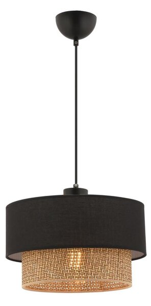 Pendul pe cablu ECHO, 1xE27, 60W, 230V, negru/maro