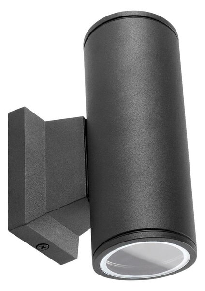 Aplică de exterior Aigostar 2xGU10/230V negru IP65 rotund