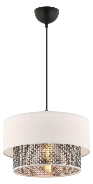 Pendul cu cablu ECHO 1xE27/60W/230V crem/gri