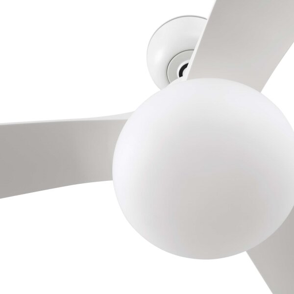 FARO 34363WT-11L Ventilator de tavan OUTWOOD L 1xE27/15W/230V alb, diam. 150 cm, WT, IP44 + telecomandă