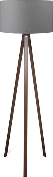 Lampă de podea AYD 1xE27/40W/230V maro/gri