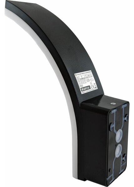 Aplică de perete LED pentru exterior cu senzor de mișcare și senzor crepuscular, 20W, 230V, IP65