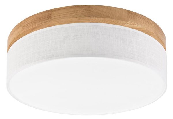 Brilagi - Plafonieră LED BELLADONNA, 36 W, 230 V, diametru 40 cm, alb/stejar