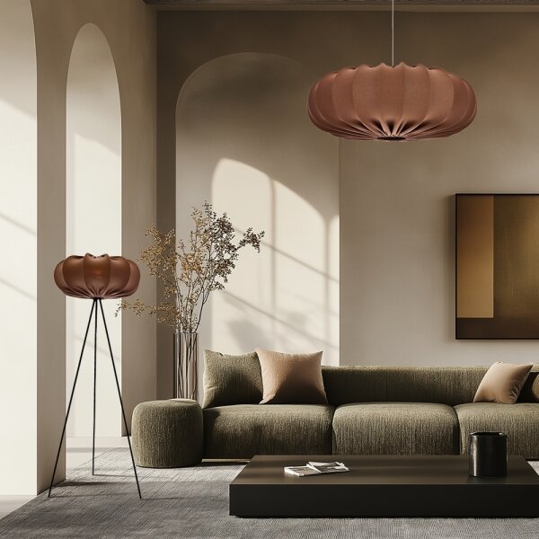 Lampadar CAFEE 1xE27/40W/230V maro/negru